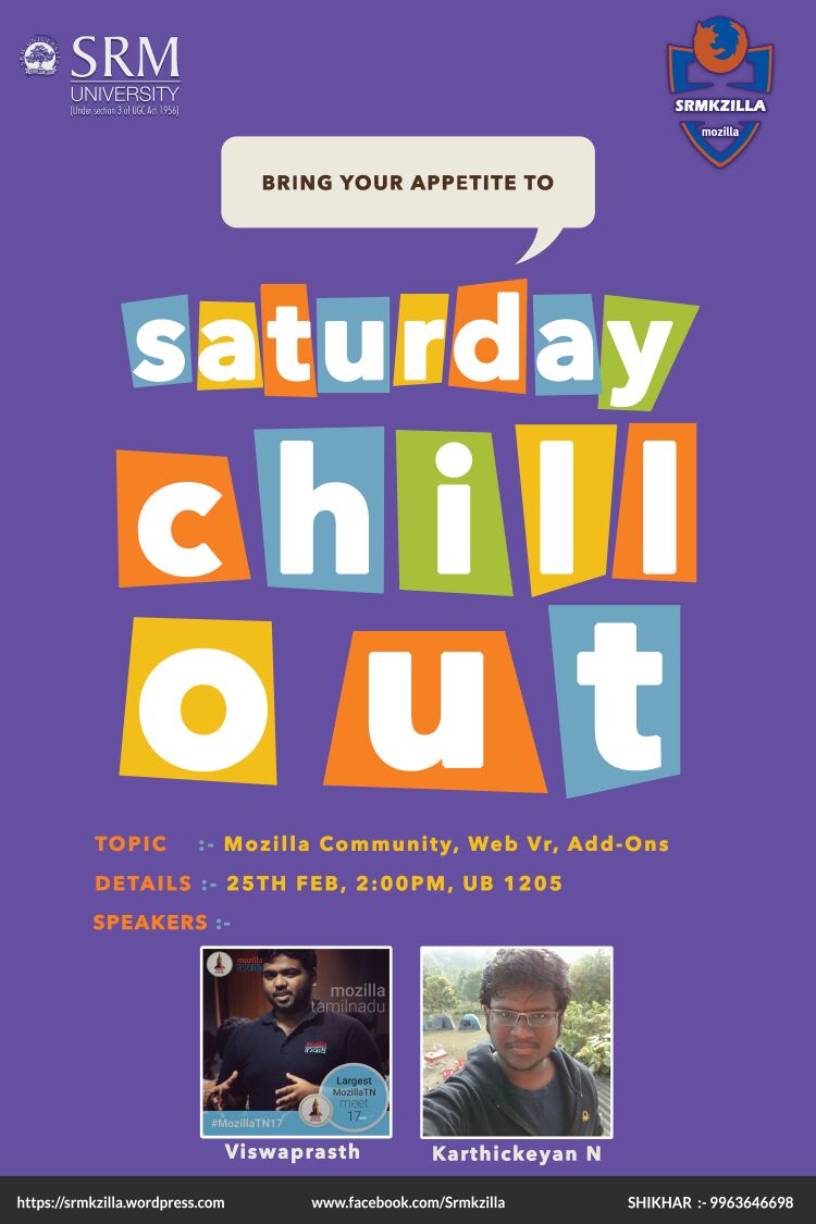 Saturday Chill Out - Mozilla,Web VR,Addons